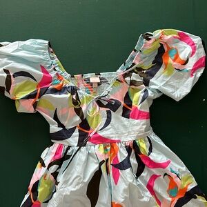 Tropical print A New Day Target dress.